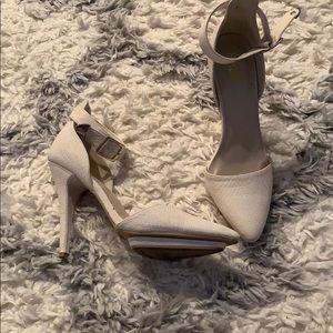 Cream colored heels
